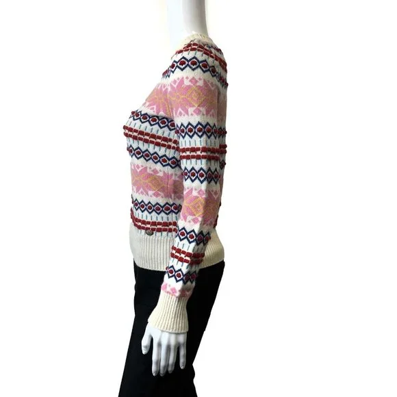 CHANEL - Paris-Salzburg Multicolor Cashmere Jumper - CC Buttons - 34 / US 2 - Picture 10 of 14
